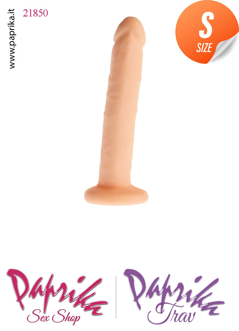 Dildo Fallo Anale Vaginale Non Vibrante 13 cm Ø 23 Flessibile Ventosa