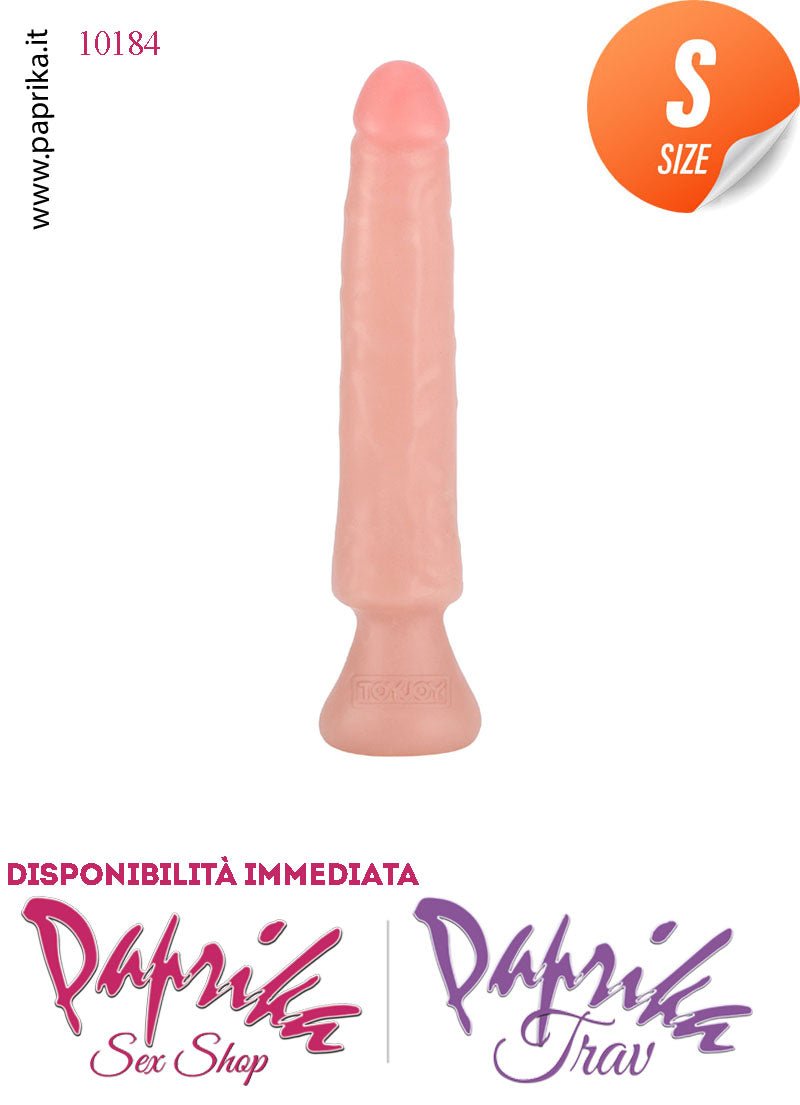 Dildo Fallo Anale Vaginale Piccolo Non Vibrante 16 cm Ø 27 Flessibile Ventosa