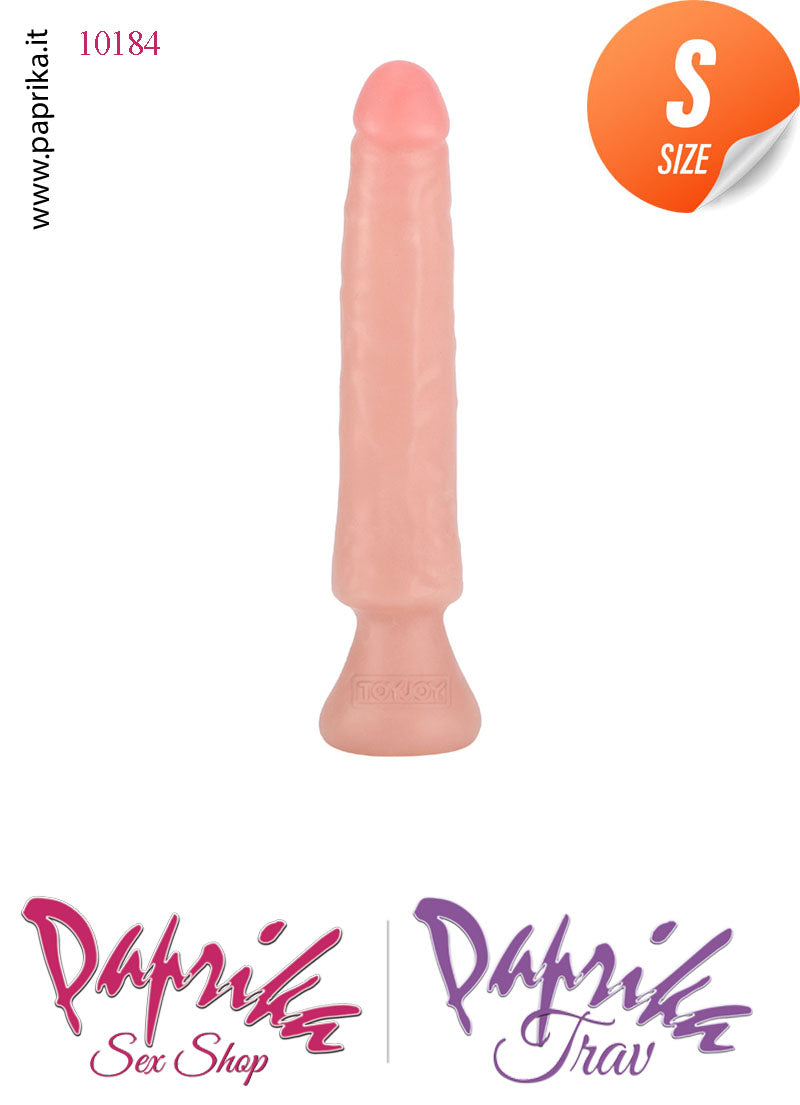 Dildo Fallo Anale Vaginale Piccolo Non Vibrante 16 cm Ø 27 Flessibile Ventosa