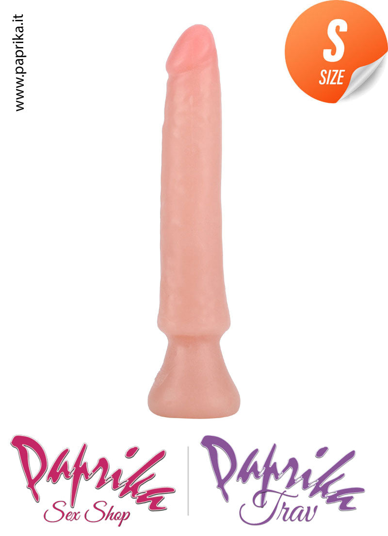 Dildo Fallo Anale Vaginale Piccolo Non Vibrante 16 cm Ø 27 Flessibile Ventosa