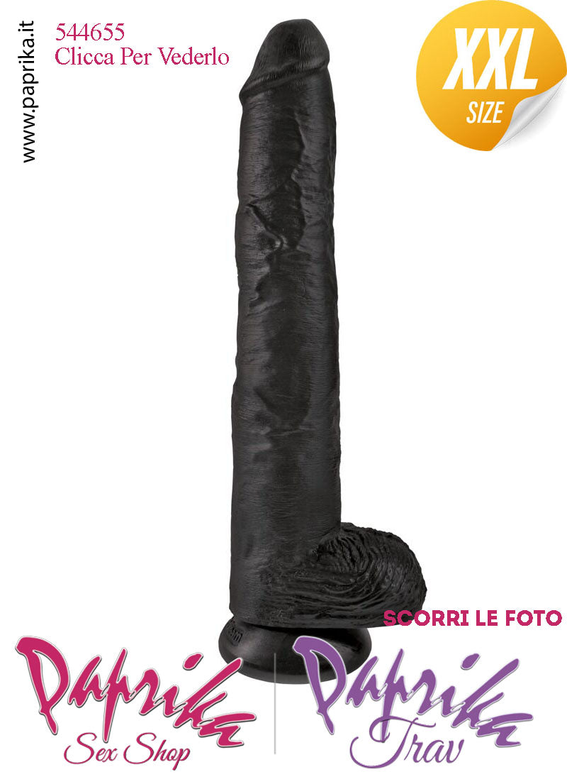 Fallo Testicoli 2XL Unisex Pvc 35 cm Ø 60 Ventosa Potente Non Vibrante