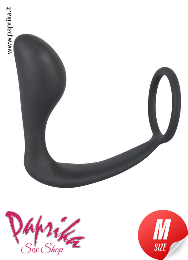 Vibratore Prostatico Maschile Anello Pene Silicone Non Vibrante