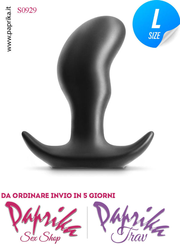 Dildo Prostatico Sagomato Non Vibrante Silicone Large 10 cm Ø 41 Base Curva