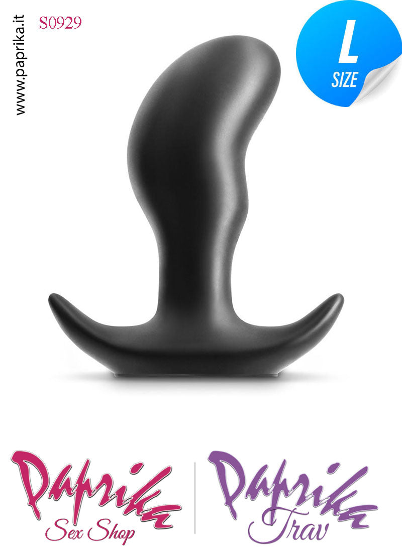 Dildo Prostatico Sagomato Non Vibrante Silicone Large 10 cm Ø 41 Base Curva