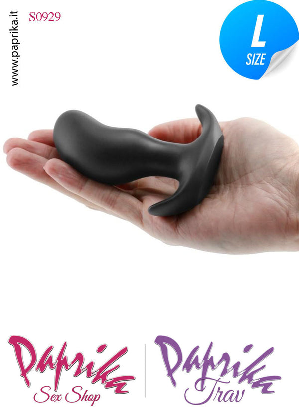 Dildo Prostatico Sagomato Non Vibrante Silicone Large 10 cm Ø 41 Base Curva