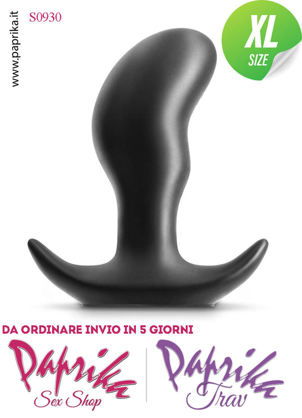 Dildo Prostatico Sagomato Non Vibrante Silicone XL 13 cm Ø 46 Base Curva