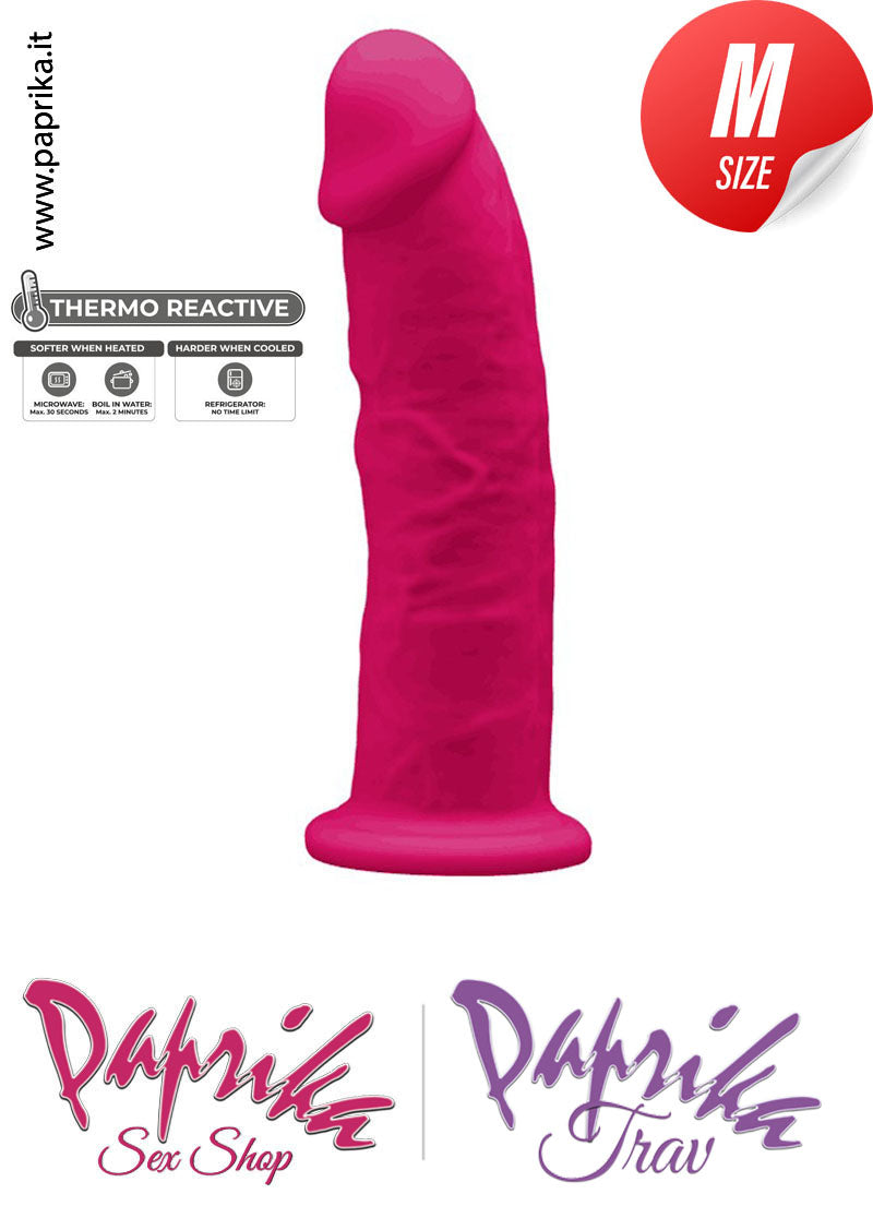 Dildo Non Vibrante 16 cm Ø 35 Termoreattivo Riscaldabile