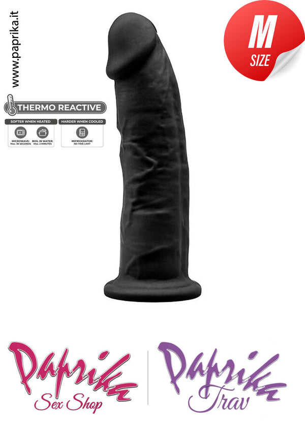 Dildo Non Vibrante 16 cm Ø 35 Termoreattivo Riscaldabile