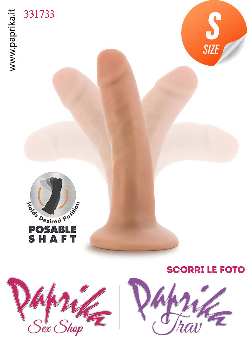 Strap-On Dildo Small Anima Interna Non Vibrante 12 cm Ø 29 Mutanda Anelli Acciaio