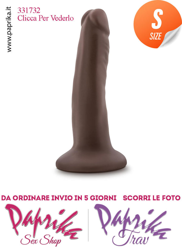 Dildo Anale Piccolo Mulatto Anima Interna Non Vibrante 12 cm Ø 29 Ventosa