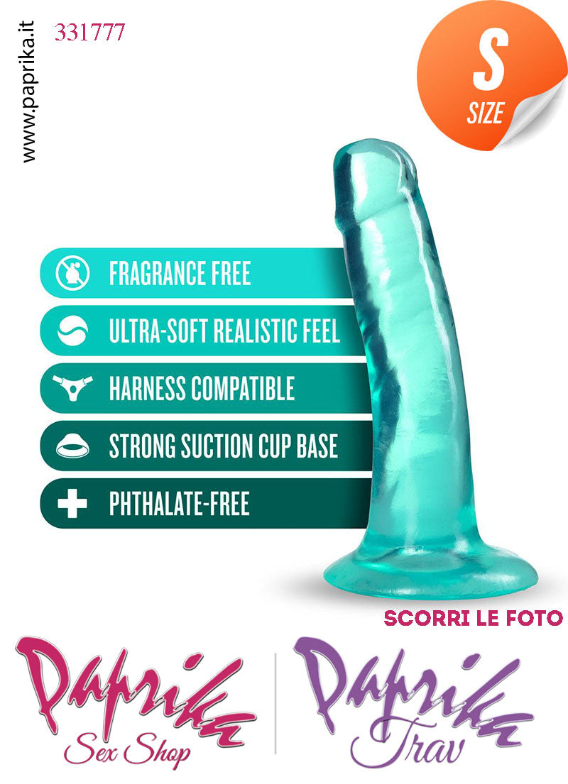 Strap-On Dildo Verde Small Non Vibrante 12 cm Ø 29 Mutanda Anelli Acciaio