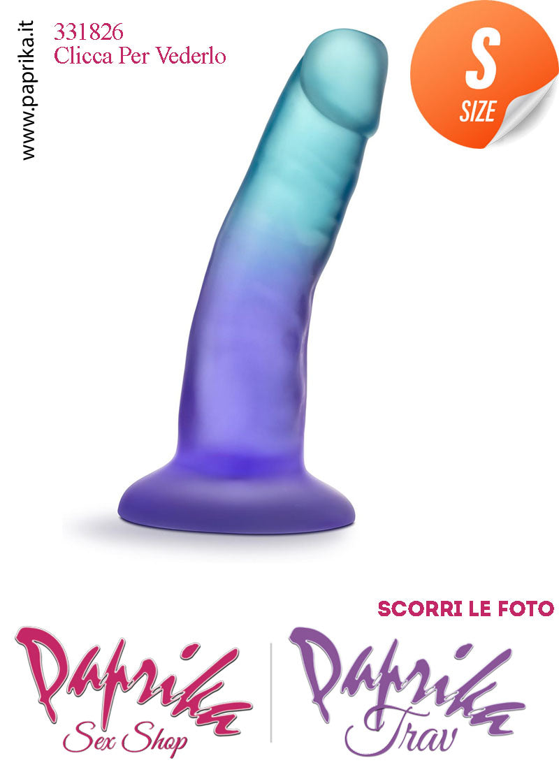 Strap-On Dildo Zaffiro Small Non Vibrante 12 cm Ø 29 Mutanda Anelli Acciaio