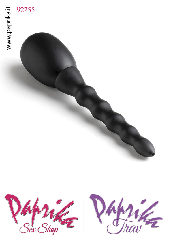 Doccia Anale Unisex Beccuccio Lavorato Silicone Clistere Pulizia Retto 150 ml