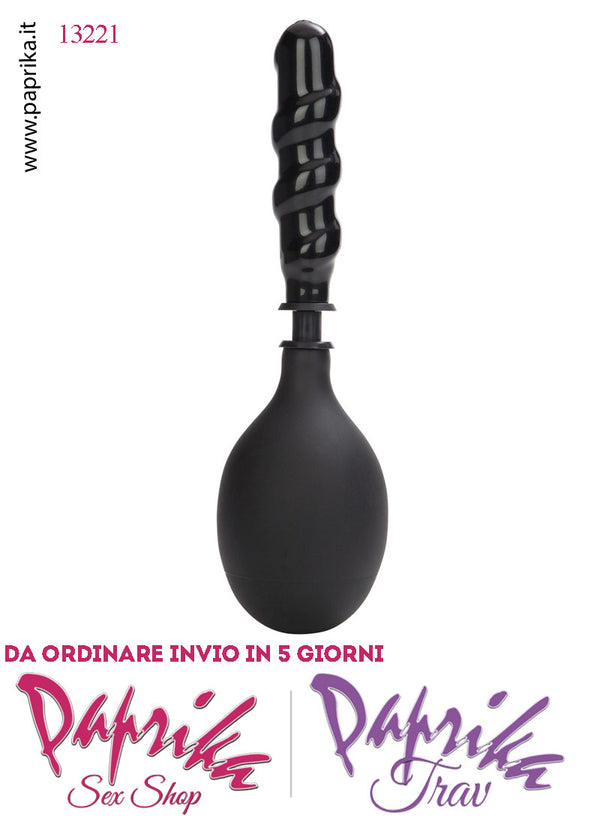 Doccia Anale Unisex Beccuccio Sagomato Pvc Clistere Pulizia Retto 420 ml