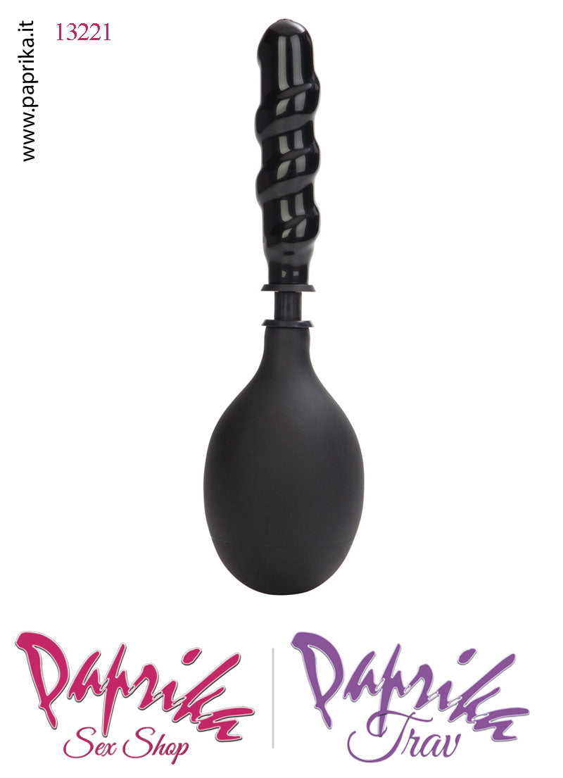 Doccia Anale Unisex Beccuccio Sagomato Pvc Clistere Pulizia Retto 420 ml
