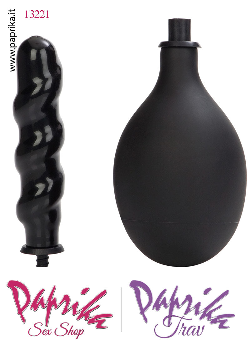 Doccia Anale Unisex Beccuccio Sagomato Pvc Clistere Pulizia Retto 420 ml