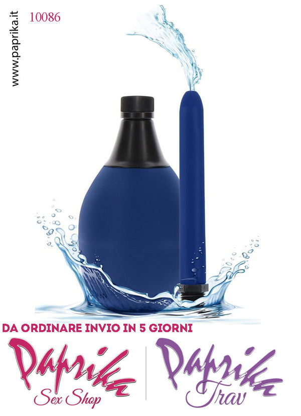 Doccia Anale Unisex Beccuccio Liscio Silicone Clistere Pulizia Retto 475 ml