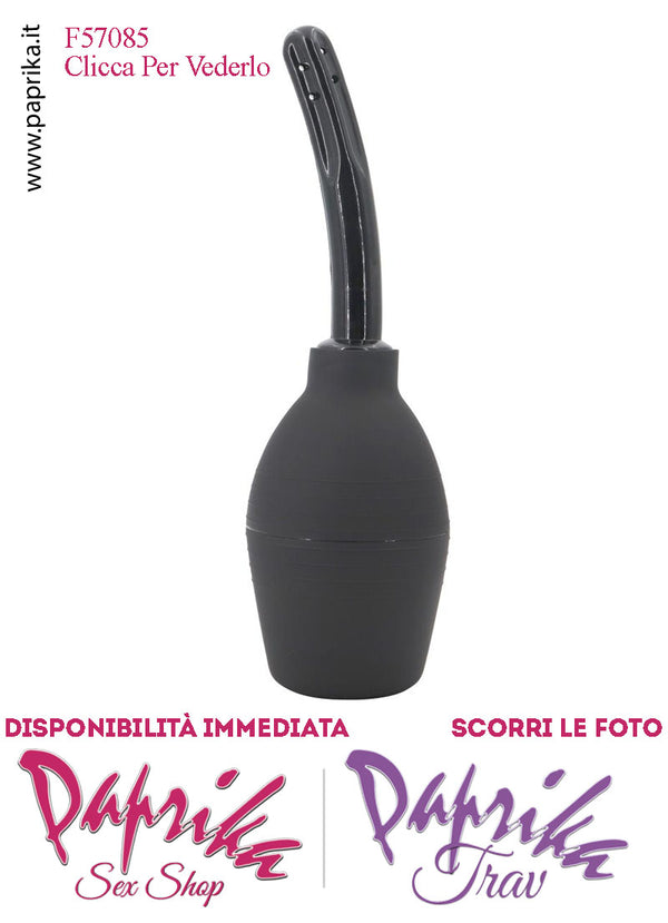 Doccia Anale Unisex Clistere Pulizia Retto Beccuccio Piegato Forato 310 ml