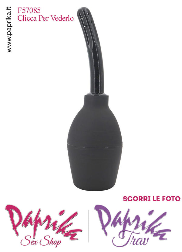 Doccia Anale Unisex Clistere Pulizia Retto Beccuccio Piegato Forato 310 ml
