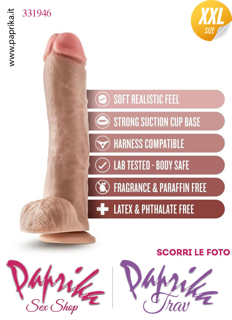 Fallo XXL Unisex Pvc Morbido Ventosa Non Vibrante 23/27 cm Ø 63
