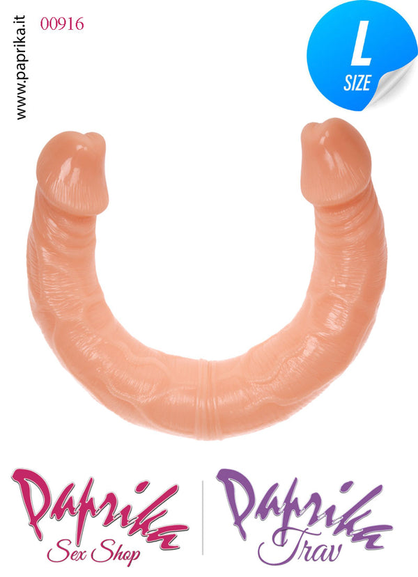 Fallo Doppio 2 Estremità 2 Partner Non Vibrante 39 cm Ø 42 Anima Interna