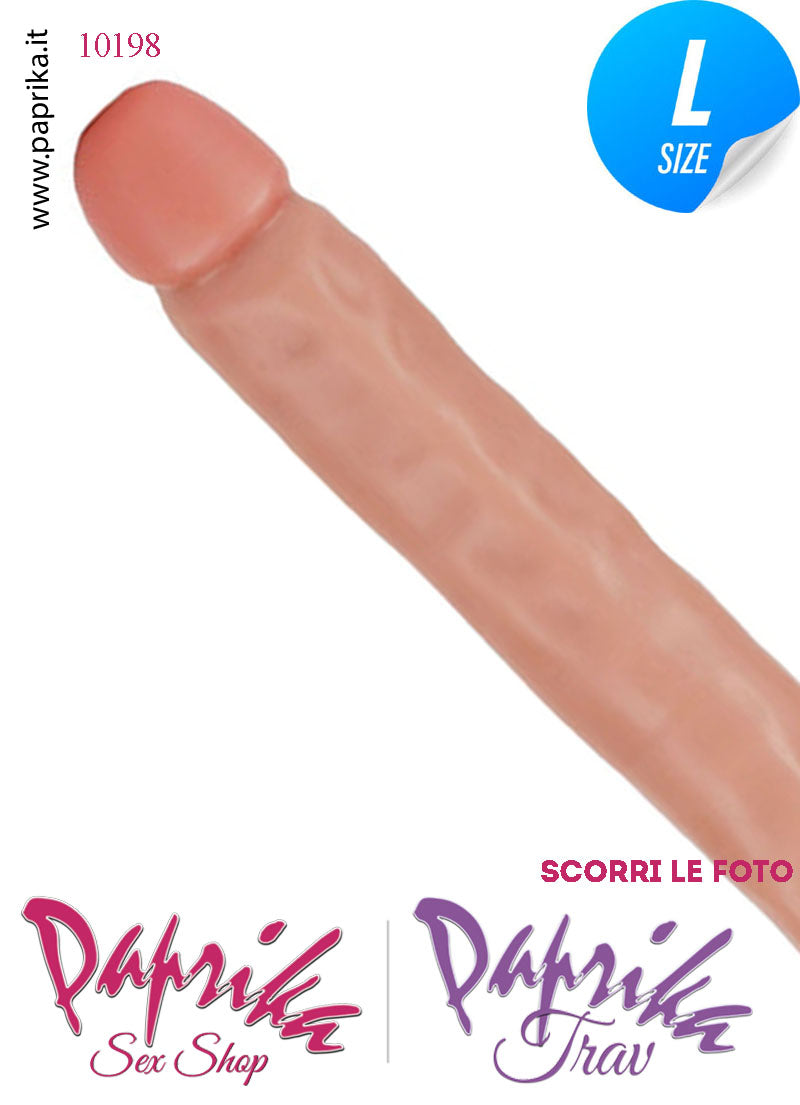Fallo Doppio 2 Estremità 2 Partner Non Vibrante 32 cm Ø 36 Pvc Flessibile