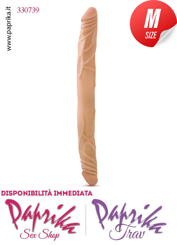 Fallo Doppio 2 Estremità 2 Partner Non Vibrante 36 cm Ø 35 Pvc Flessibile