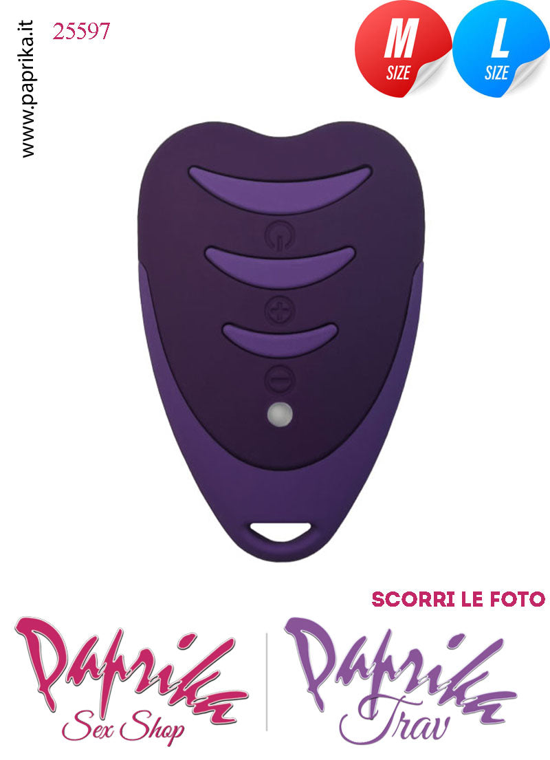 Fallo Doppio Vibrante Telecomando 13/15 cm Ø 33/42 Ventosa 10 Velocità