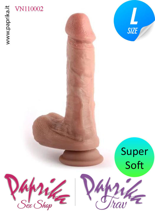 Fallo Non Vibrante Ventosa Silicone Ventosa Doppia Densità 19 cm Ø 40