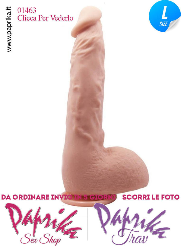 Fallo Testicoli Large Unisex TPR 20/24 cm Ø 44 Ventosa Non Vibrante