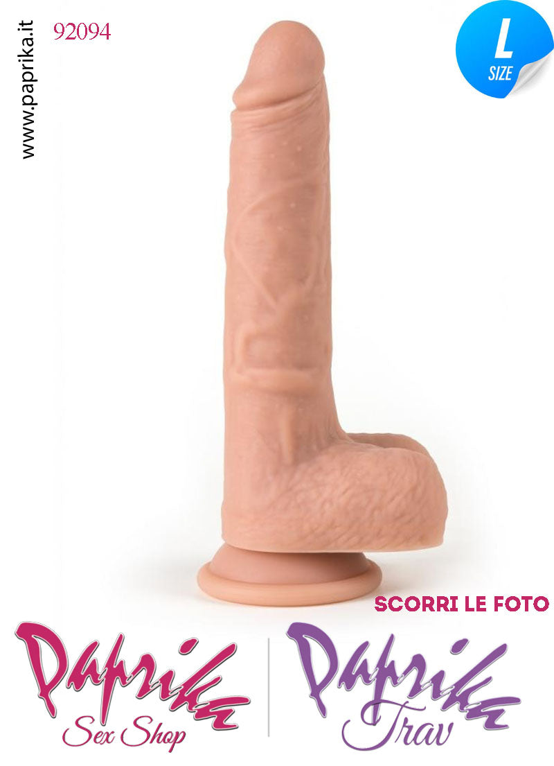 Fallo Rotante e Vibrante Ventosa Telecomandato Silicone 21 cm Ø 45