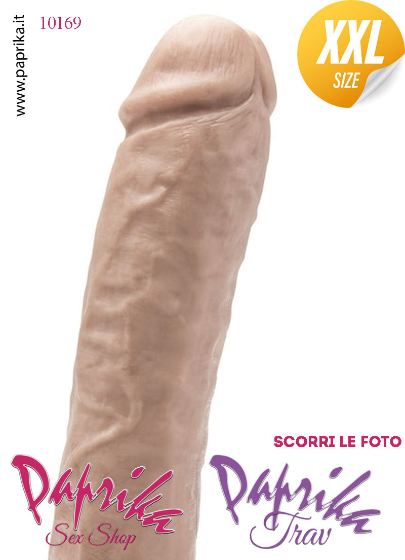 Strap-On XXL Non Vibrante 22/27 cm Ø 62 Mutanda 3 Anelli Acciaio