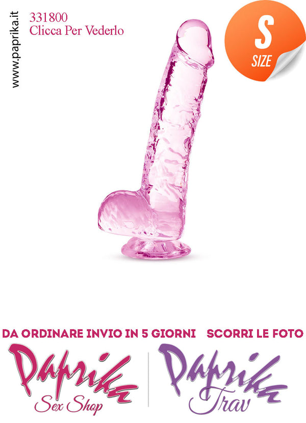 Fallo Testicoli Small Gomma Termoplastica Non Vibrante 15 cm Ø 28 Unisex Ventosa