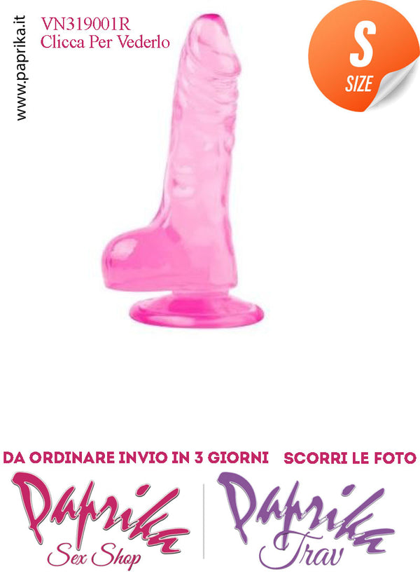 Fallo Testicoli Small Gomma Termoplastica Non Vibrante 13 cm Ø 23 Unisex Ventosa