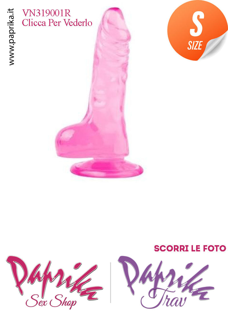 Fallo Testicoli Small Gomma Termoplastica Non Vibrante 13 cm Ø 23 Unisex Ventosa