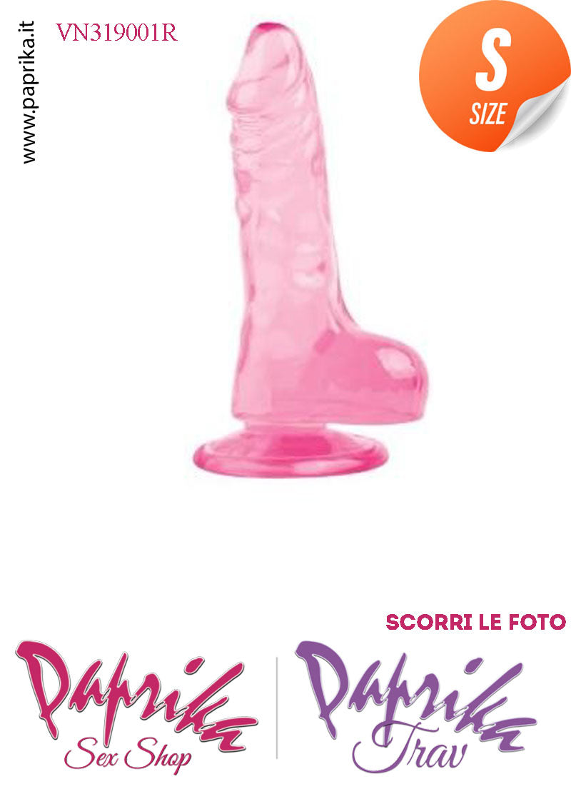 Fallo Testicoli Small Gomma Termoplastica Non Vibrante 13 cm Ø 23 Unisex Ventosa