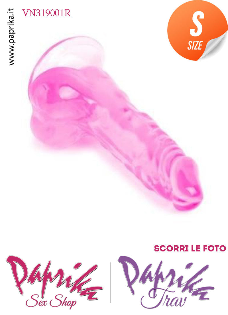 Fallo Testicoli Small Gomma Termoplastica Non Vibrante 13 cm Ø 23 Unisex Ventosa