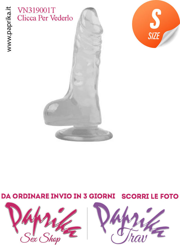 Fallo Testicoli Small Gomma Termoplastica Non Vibrante 13 cm Ø 23 Unisex Ventosa