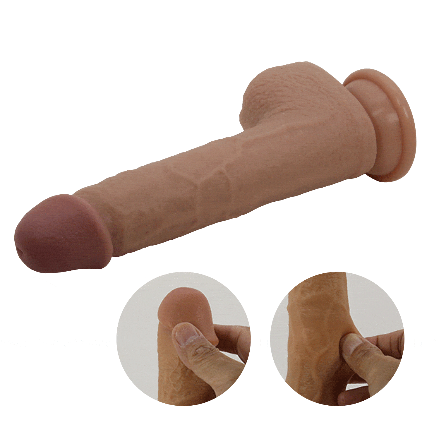 Fallo Su e Giù Vibrante Telecomandato Silicone Ventosa 20 cm Ø 43