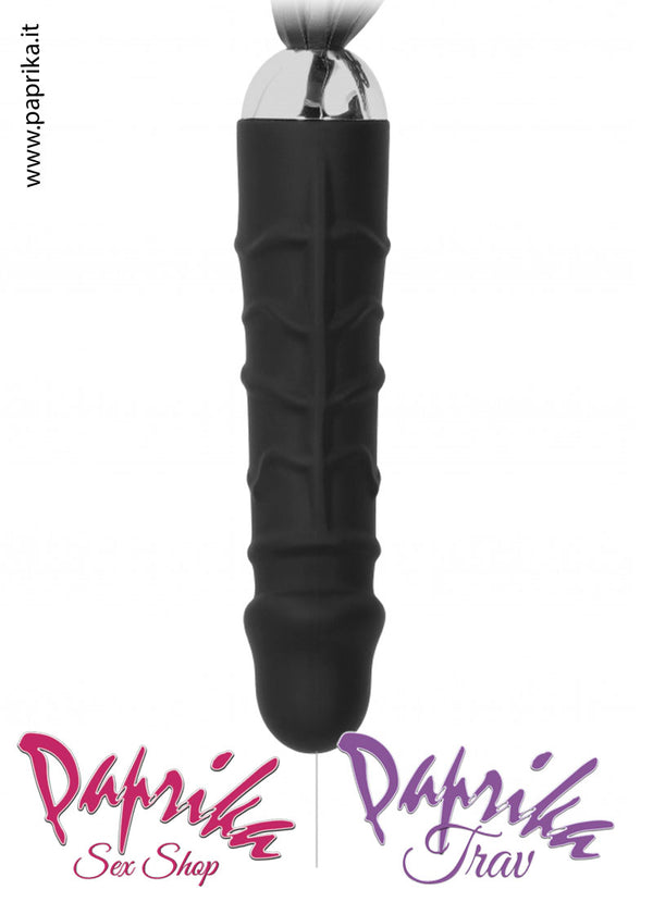 Flogger Frusta Indolore Dildo Silicone Venature 14 cm Ø 33