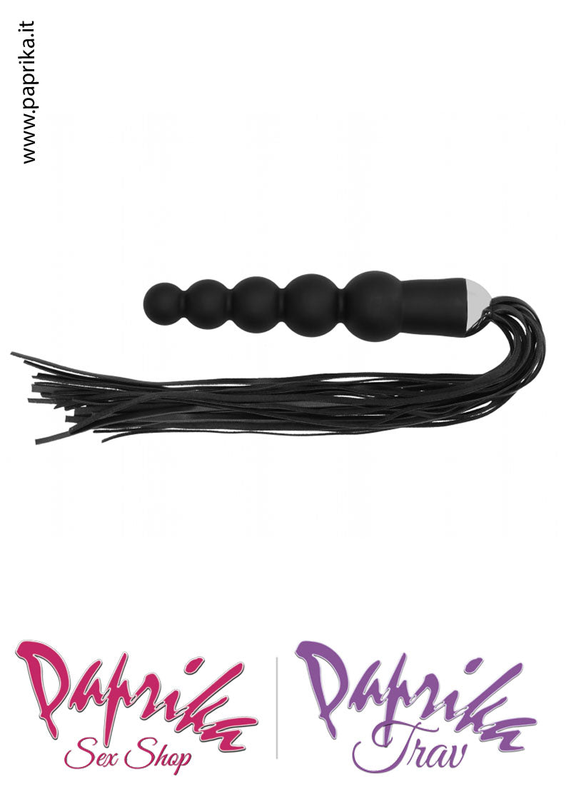Flogger Frusta Indolore Dildo Silicone 14 cm Palline da Ø 24 a 40