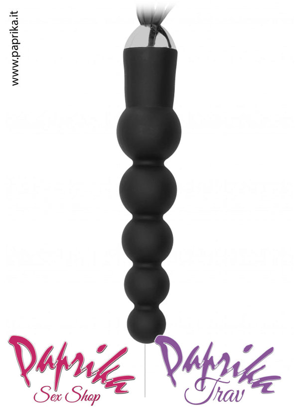 Flogger Frusta Indolore Dildo Silicone 14 cm Palline da Ø 24 a 40