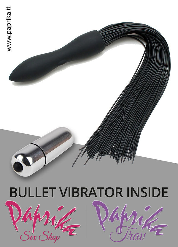 Frusta Dolorosa Dildo Vibrante Cordini Silicone 16 cm Ø 35