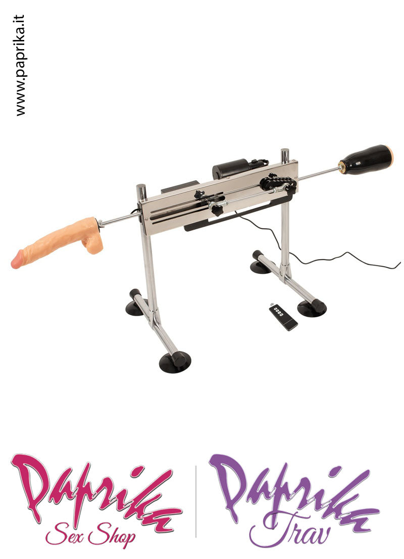 Fucking Machine Macchina Del Sesso 2 Dildo Pvc 1 Masturbatore
