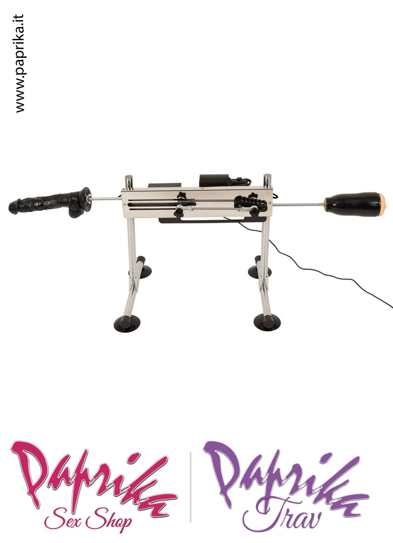 Fucking Machine Macchina Del Sesso 2 Dildo Pvc 1 Masturbatore