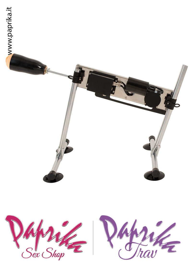 Fucking Machine Macchina Del Sesso 2 Dildo Pvc 1 Masturbatore