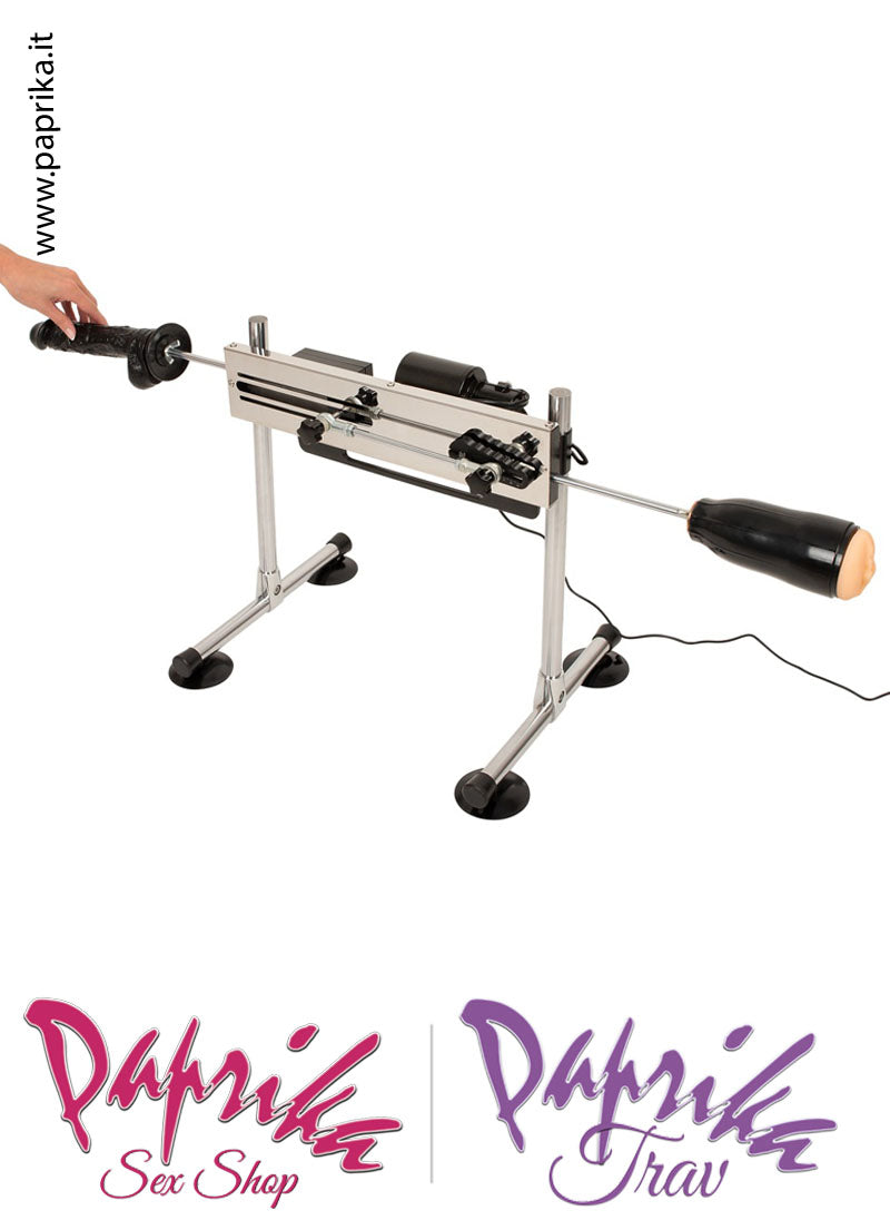 Fucking Machine Macchina Del Sesso 2 Dildo Pvc 1 Masturbatore