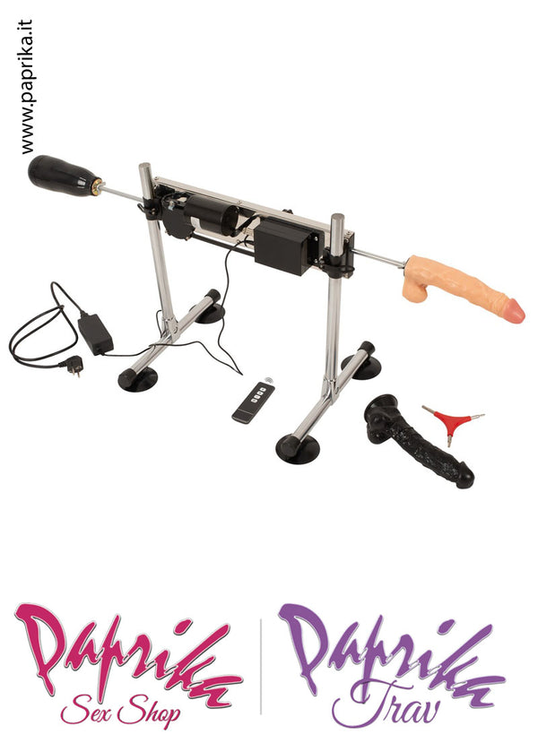 Fucking Machine Macchina Del Sesso 2 Dildo Pvc 1 Masturbatore