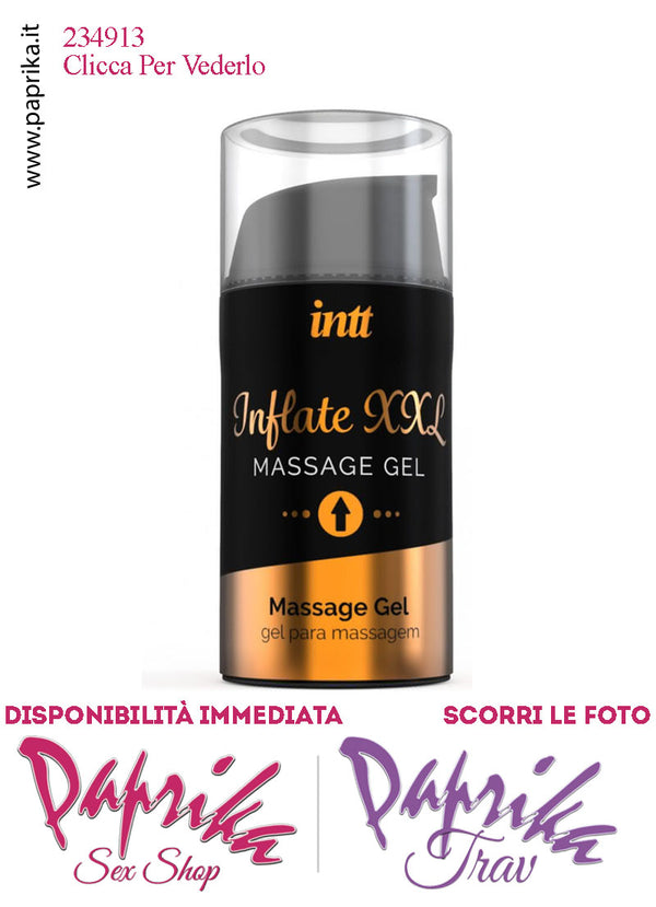 Gel Stimolante Volumizzante Aumento Momentaneo Dimensioni Inflate XXL 15 ml