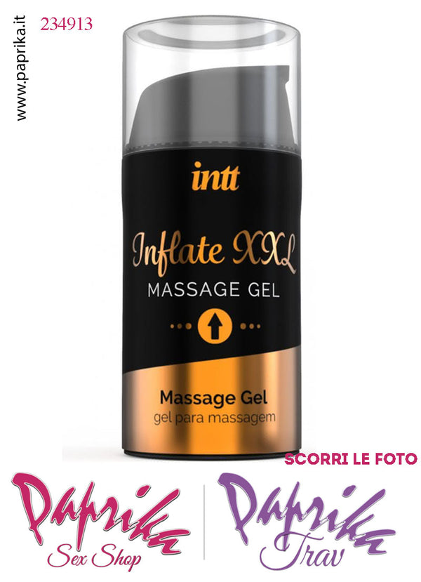 Gel Stimolante Volumizzante Aumento Momentaneo Dimensioni Inflate XXL 15 ml
